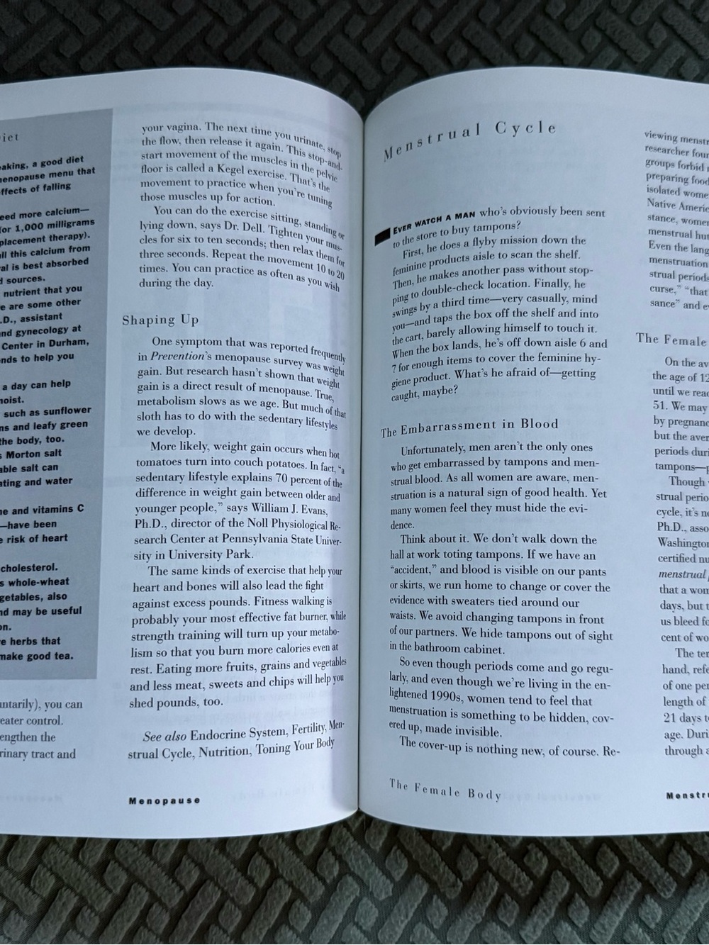 The Female Body Owner's Manual by Prevention Magazine Editors 1996 - Picture 6 of 6
